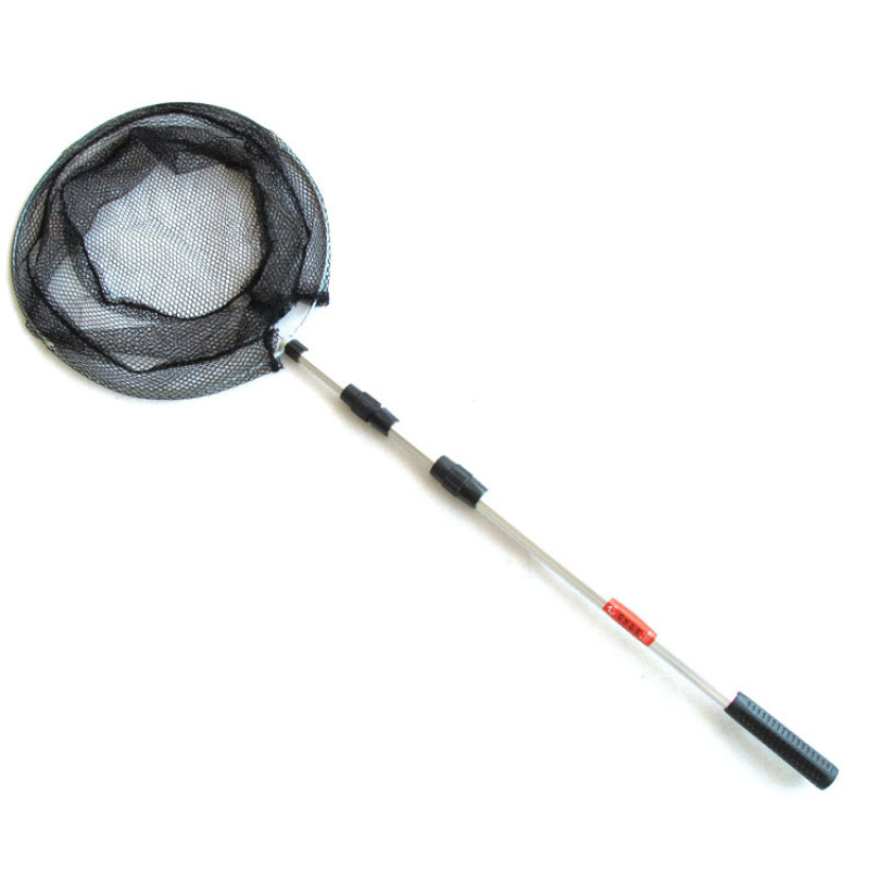 威聯盟 抄網捕魚網 網頭可折疊抄網1.5米 網圈口徑35cm 漁具垂釣用品 釣魚用具