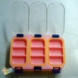 歐宇釣具 精品釣魚用具 配件盒 防水小配件漁具魚鉤盒\三組雙面-淘寶網