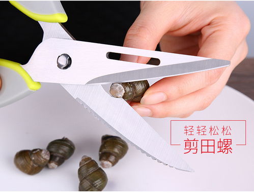 420刀具鋼廚房剪刀多功能海鮮剪刀可拆雞骨剪刀易清洗熟食廚房用品